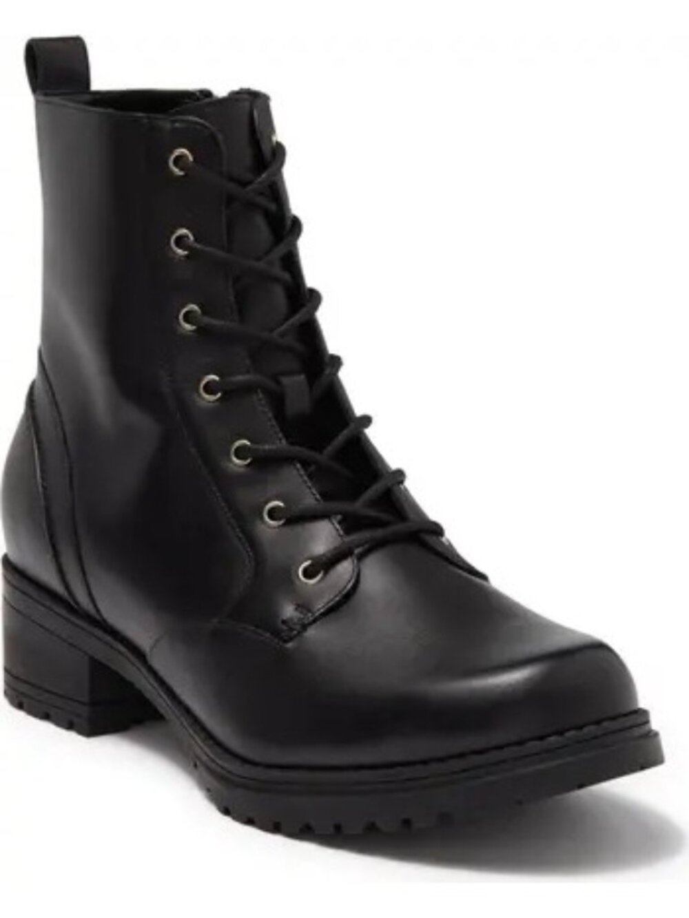 ๐ COLE HAAN Camea Ankle Moto Combat Waterproof Boot 7.5 Black - Picture 2 of 13